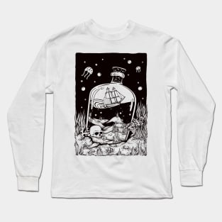 Aquaspace in the deep sea Long Sleeve T-Shirt